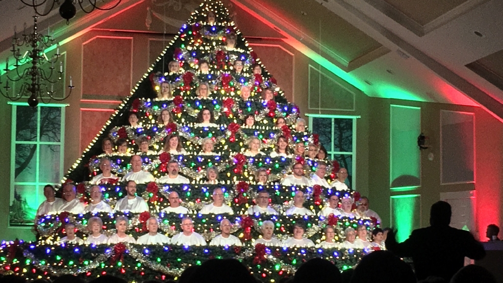 ‘Living Christmas Tree' performances... WCYB