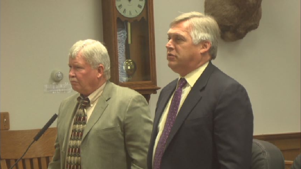 Christensen appears in court with lawyer KECI