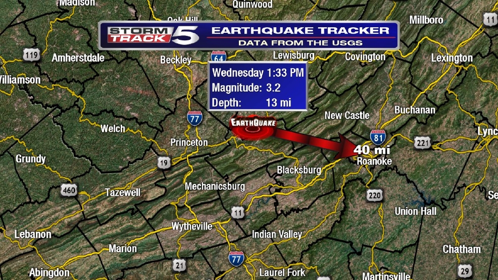 Largest earthquake in decades near... WCYB