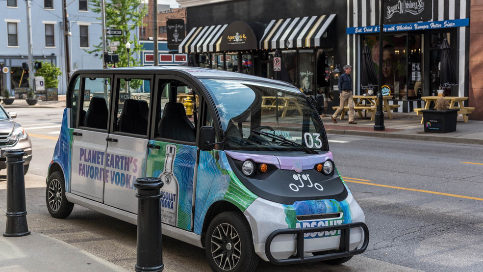 These UniqueLooking Cabs Are FREE Electric Taxis Downtown Cincinnati