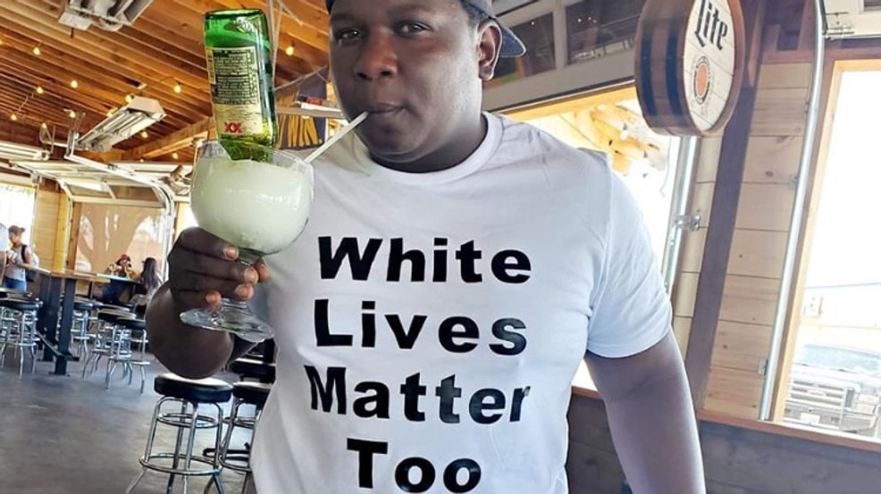 white live matter t shirt