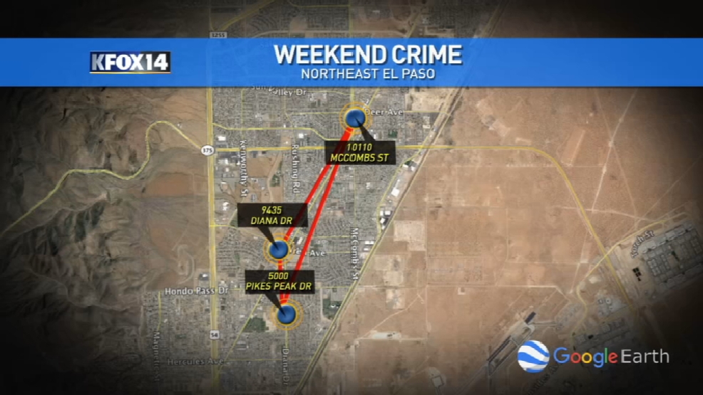 Weekend Crime Wave Hit A Northeast El Paso Neighborhood | KFOX