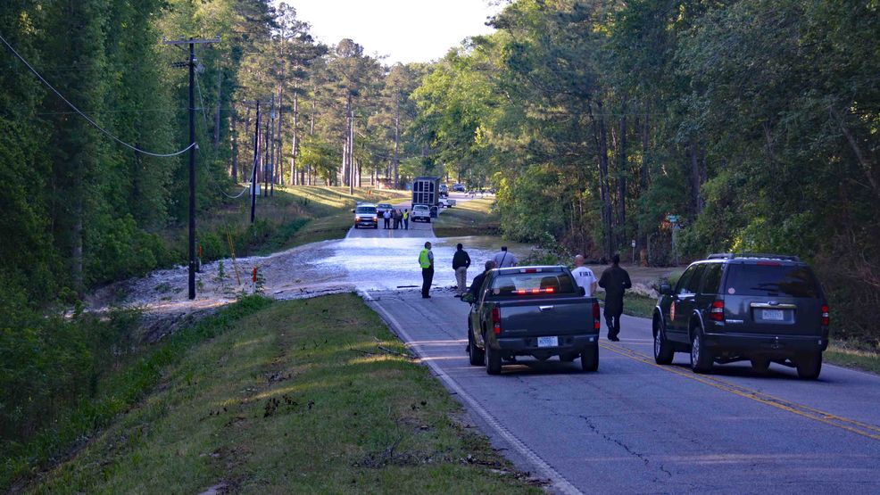 Dam bursts outside Walterboro, likely caused by tornado damage WCIV