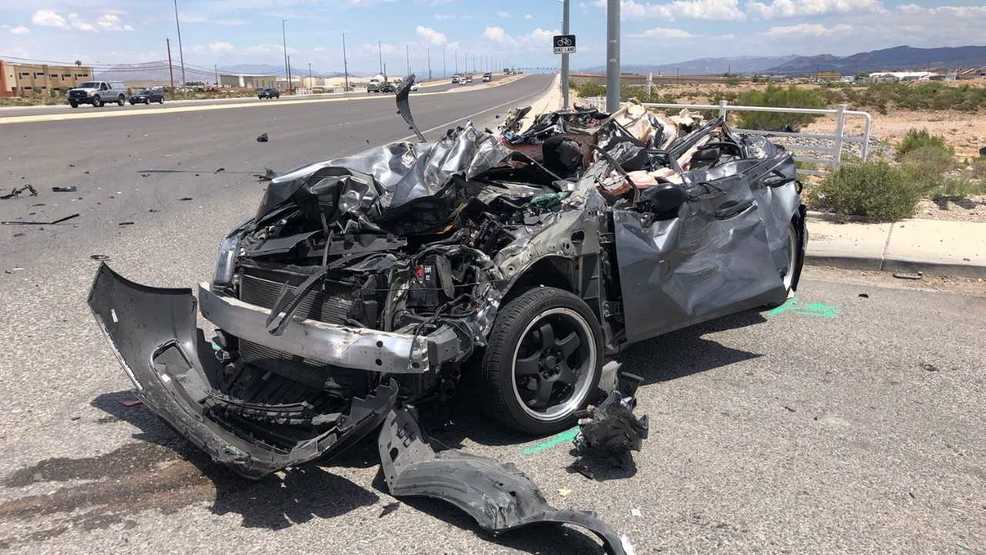 Woman dies nine days after crash near Blue Diamond, Rainbow KSNV