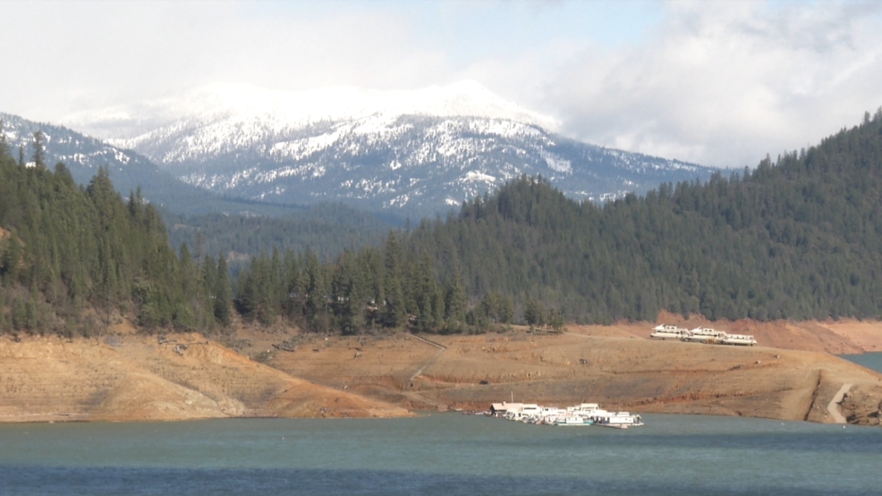 Spring snowmelt to boost water level at Trinity Lake KRCR