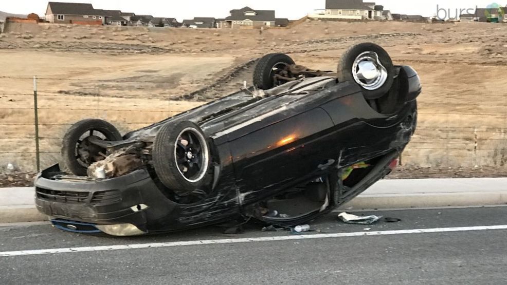 Sparks Police Driver seriously injured in rollover crash on Disc Drive