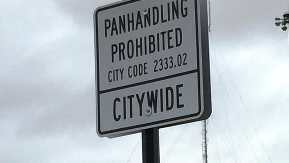 New 'Panhandling Prohibited' signs at 2 Columbus offramps WSYX