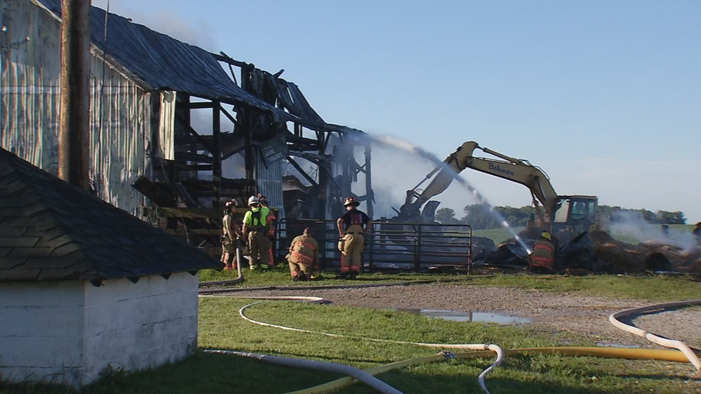 Passersby help save livestock from burning Darke County barn WRGT
