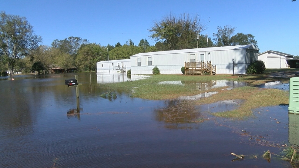 Abotu 40 homes affected by flooding... WCTI