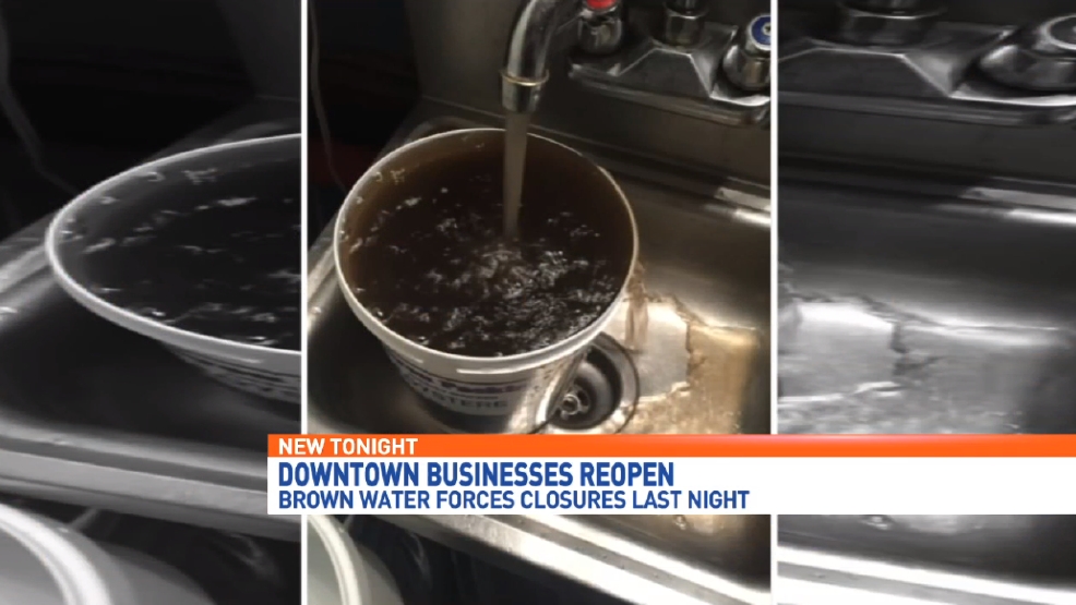 Restaurant owners wanting answers to cause of dirty tap water WEAR