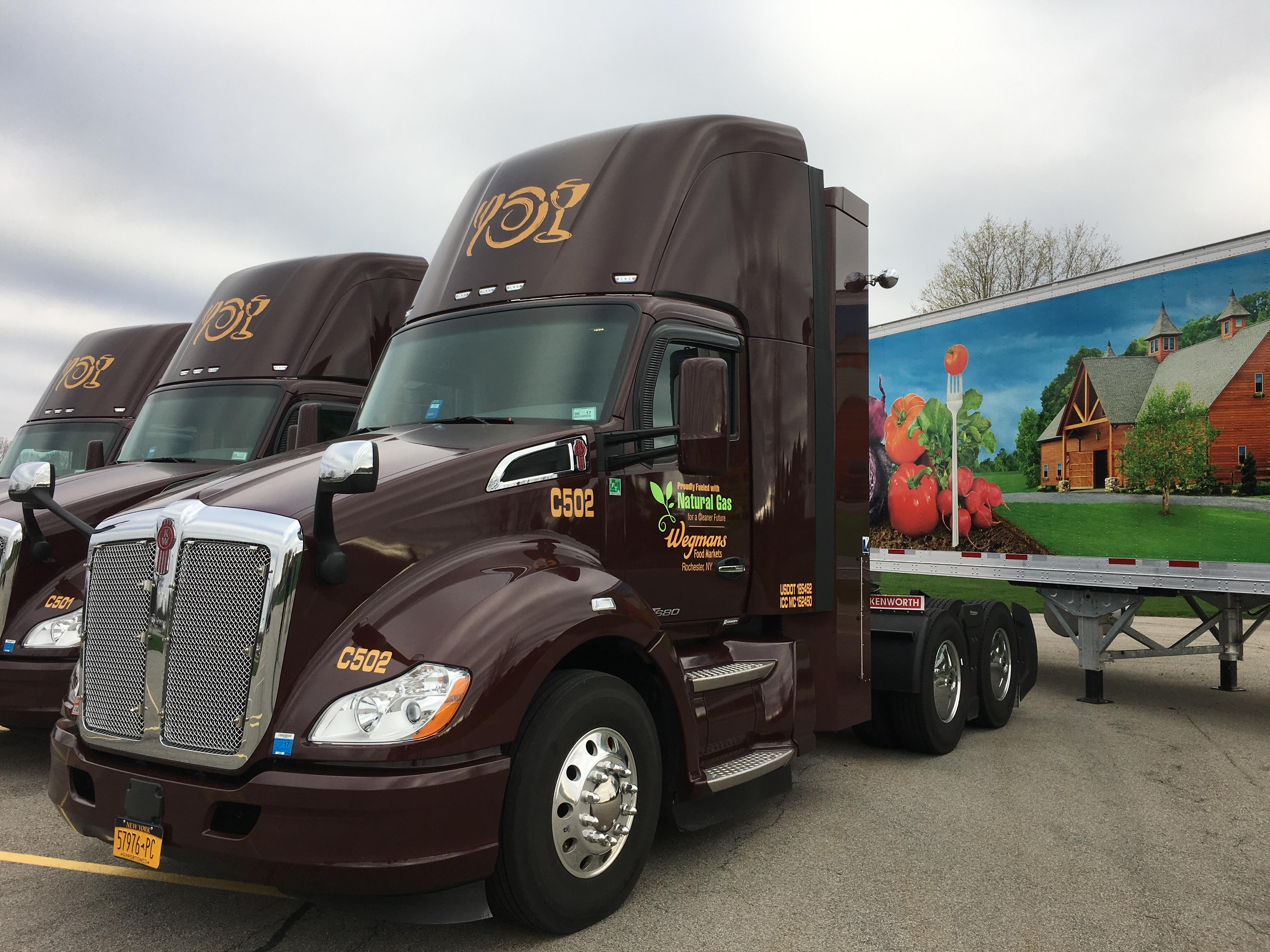 Wegmans unveils new natural gas trucks WUHF