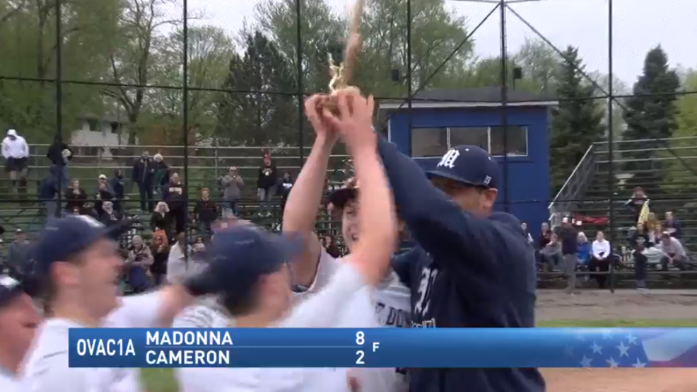 4.27.19 Highlights Madonna wins OVAC 1A baseball title WTOV