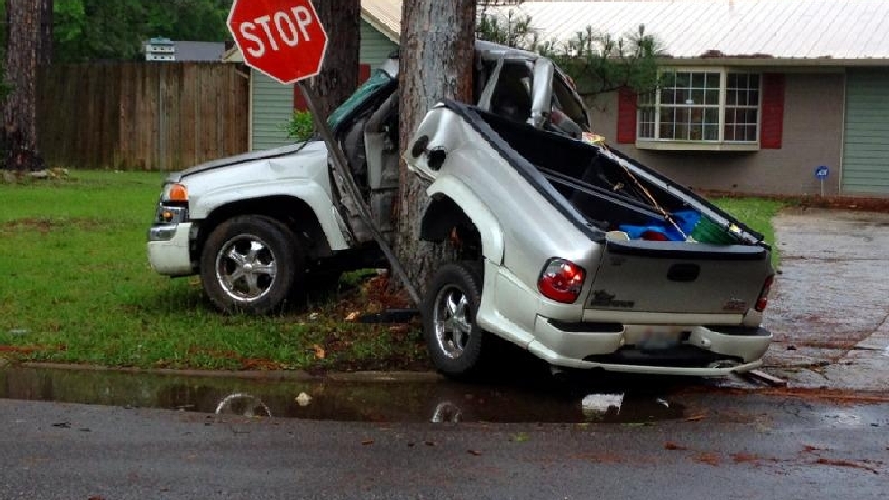 Truck Crashes Into Tree In Midfield While Attempting To Flee From ...