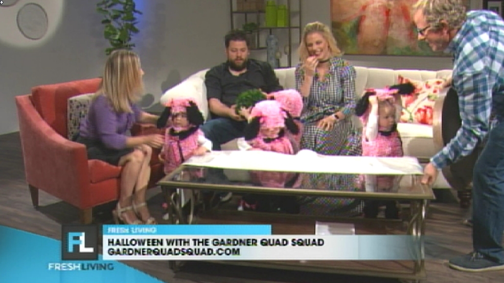Fresh Living celebrates Halloween with the Gardner Quad Squad KUTV
