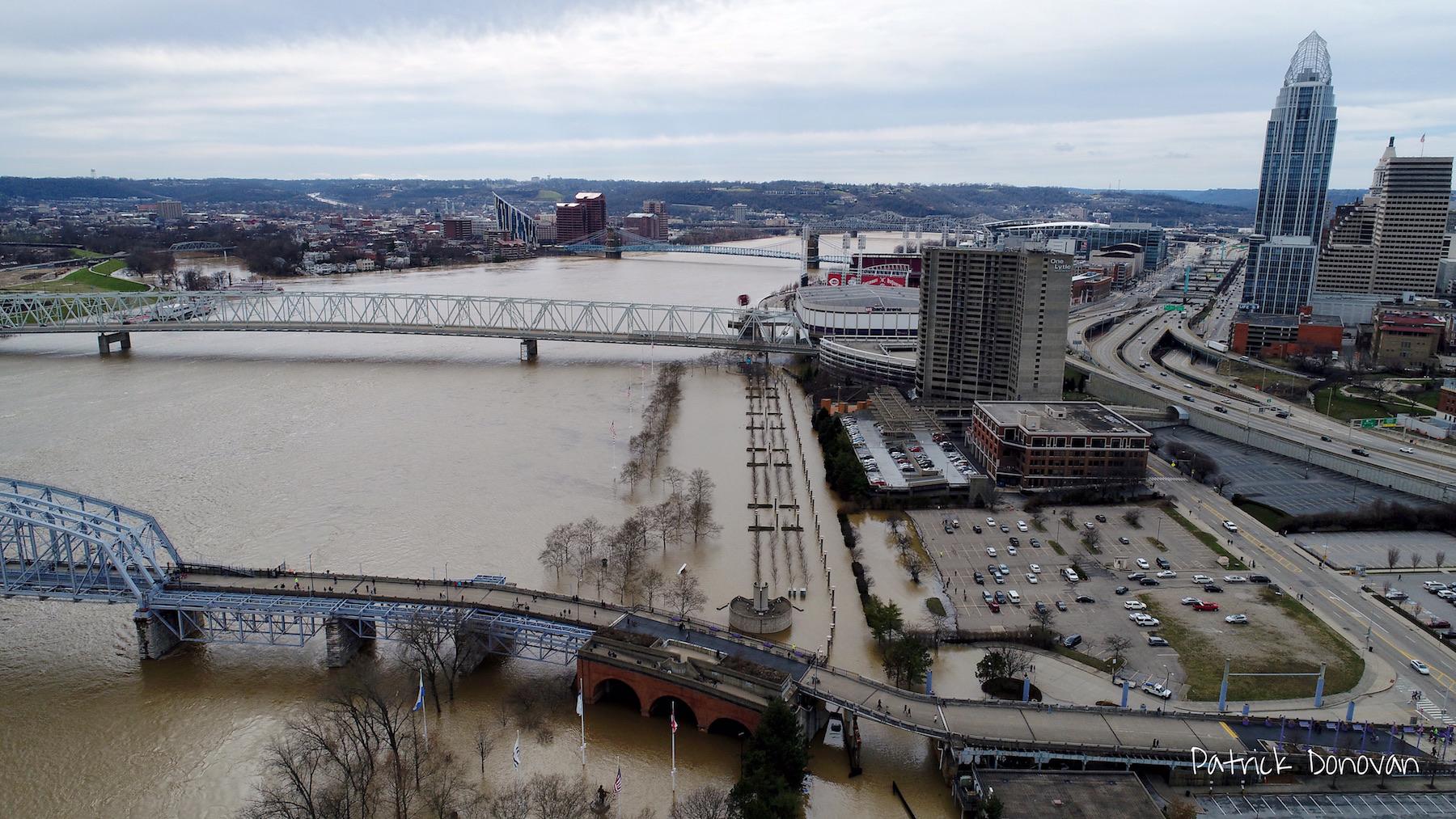 These Photos Capture The Incredible Expanse Of The Ohio River Flood Cincinnati Refined 7533