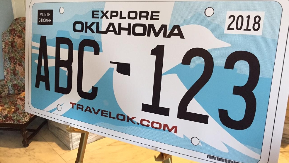 Oklahoma officials unveil new license plate design KOKH