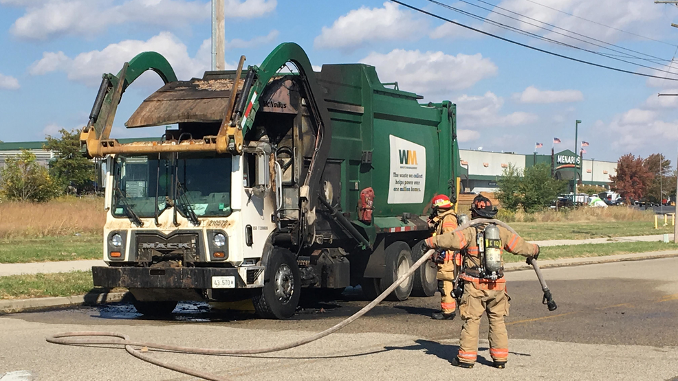 Garbage Truck Catches Fire | WICS