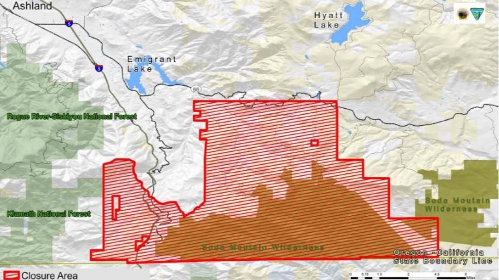 Klamathon fire closes BLM lands near California border Daily Tidings
