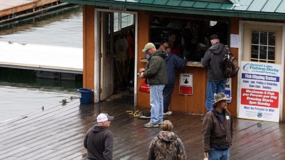 Detroit Lake fishing derby 'Even though it was wet, we still had a