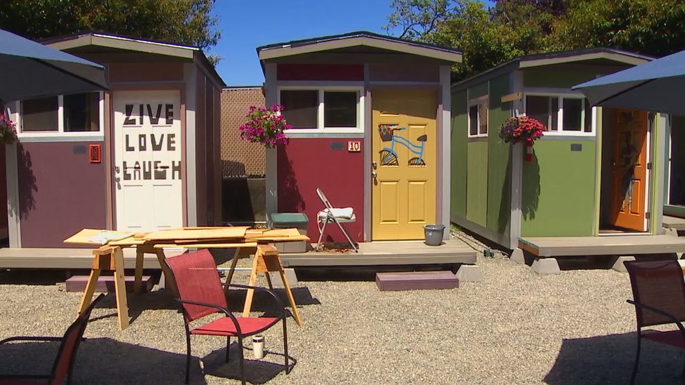 Seattle S First Tiny House Village For Homeless Women To Open On Wednesday Kval