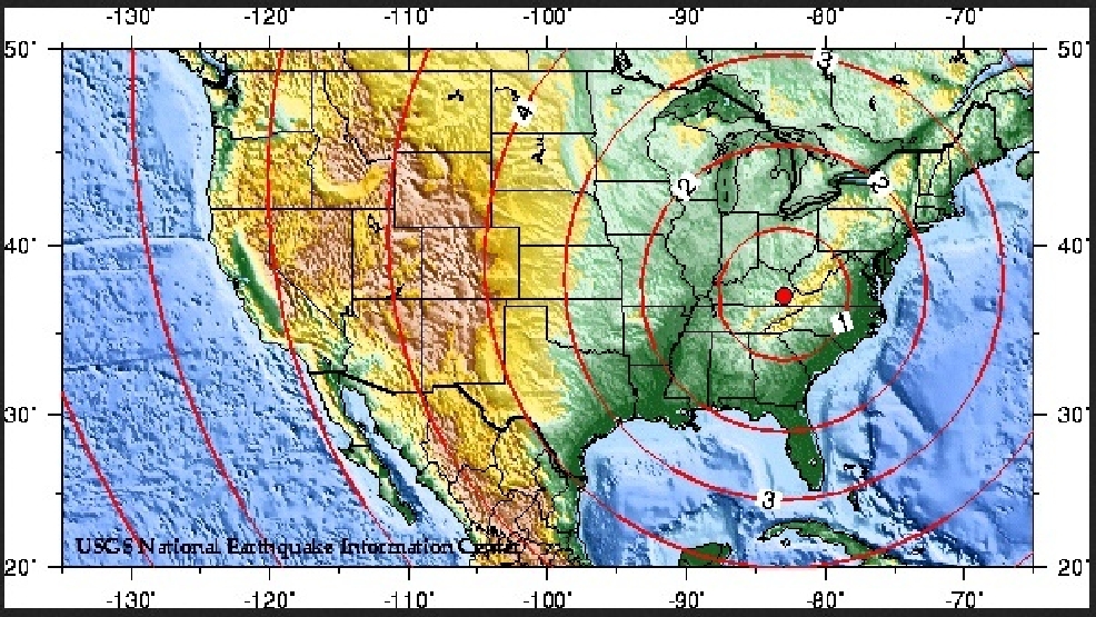 usgs global quake map