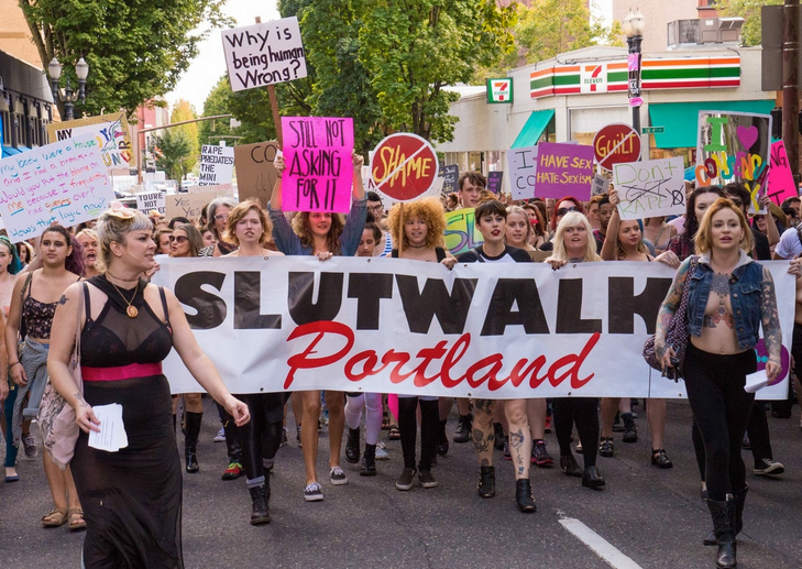 Slutwalk Portland March Sunday Against Rape Culture Victimblami