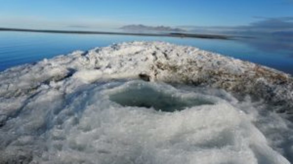 PHOTOS: Great Salt Lake's rare salt formations are like those found on Mars - KUTV 2News