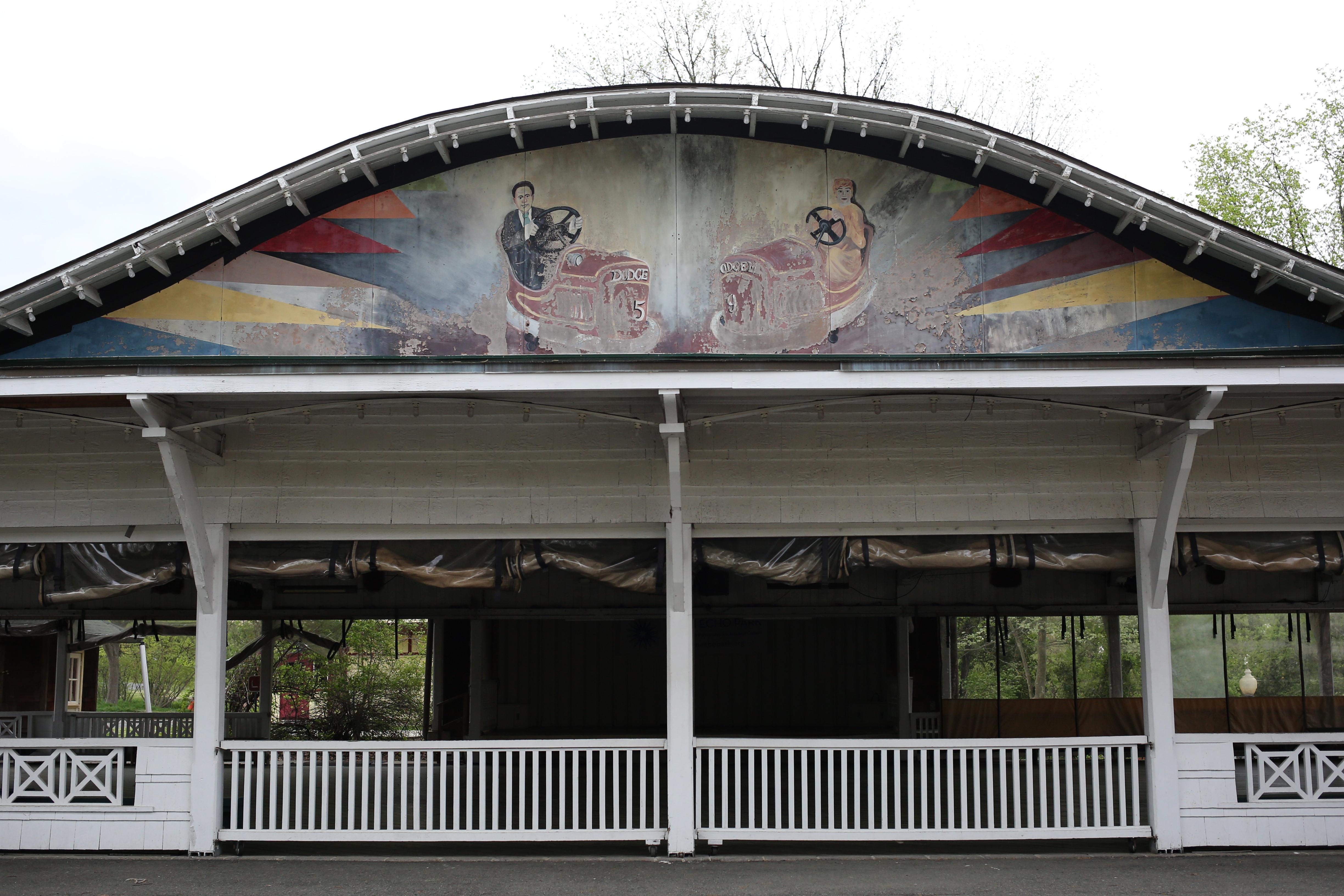 Glen Echo Park looks a little creepy before it opens for the season