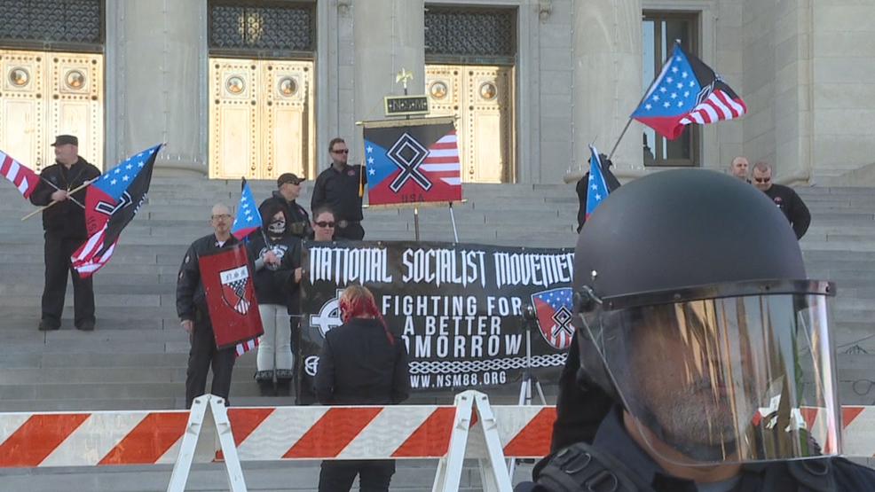 National Socialist Movement Hosts Rally In Little Rock | KATV