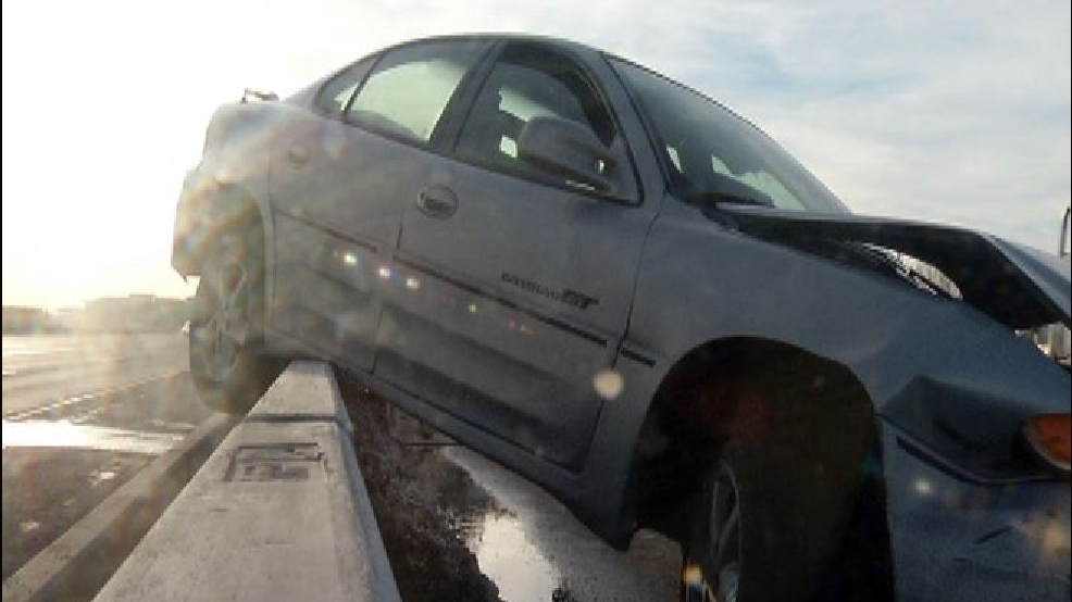 Photos Driver ends up highcentered on Interstate median KBOI
