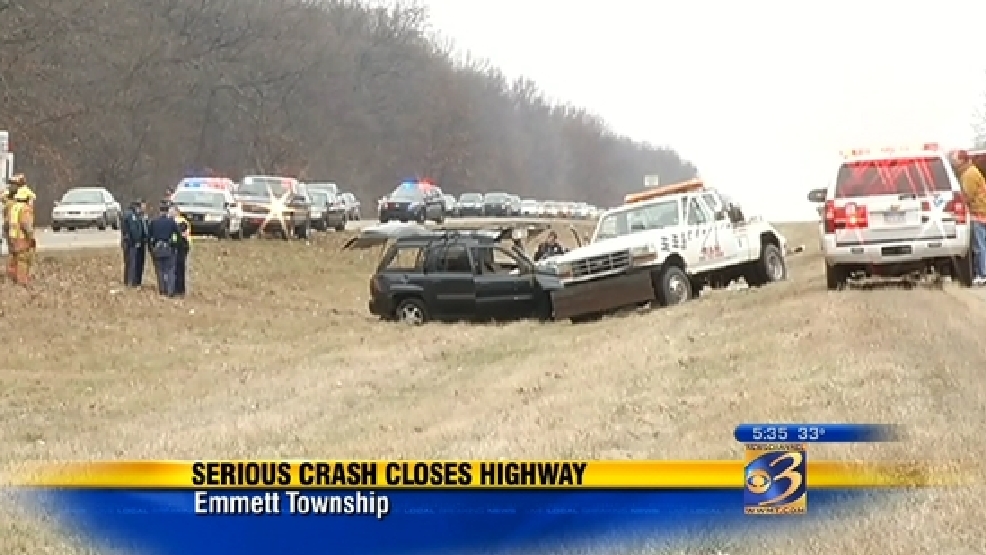 Serious rollover crash in Emmett Township WWMT