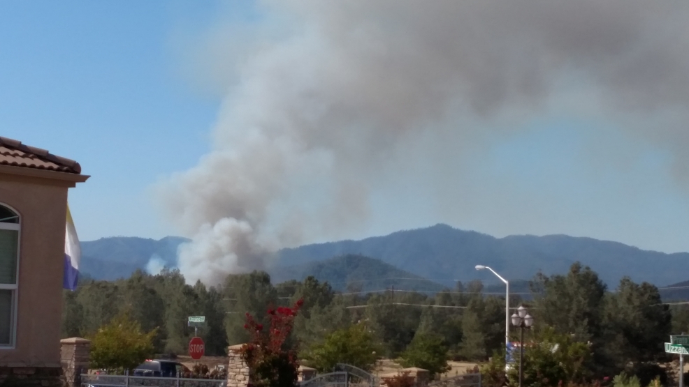 Fire in Shasta Lake City KRCR